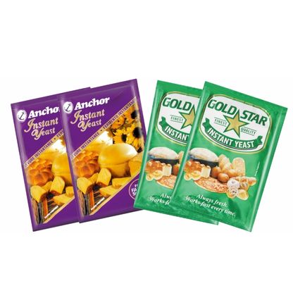 COMBO GOLDSTAR/ANCHOR YEAST 4X10G